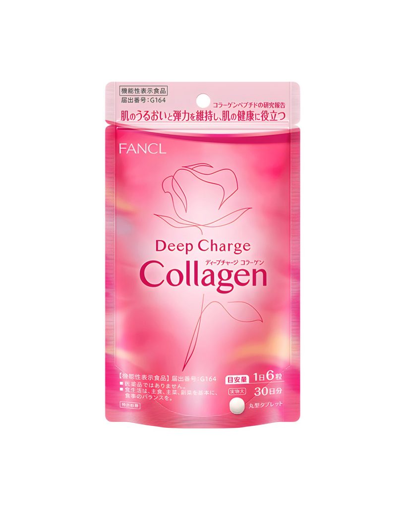 FANCL Deep Charge Collagen – коллаген с витамином С и эсктрактом розы